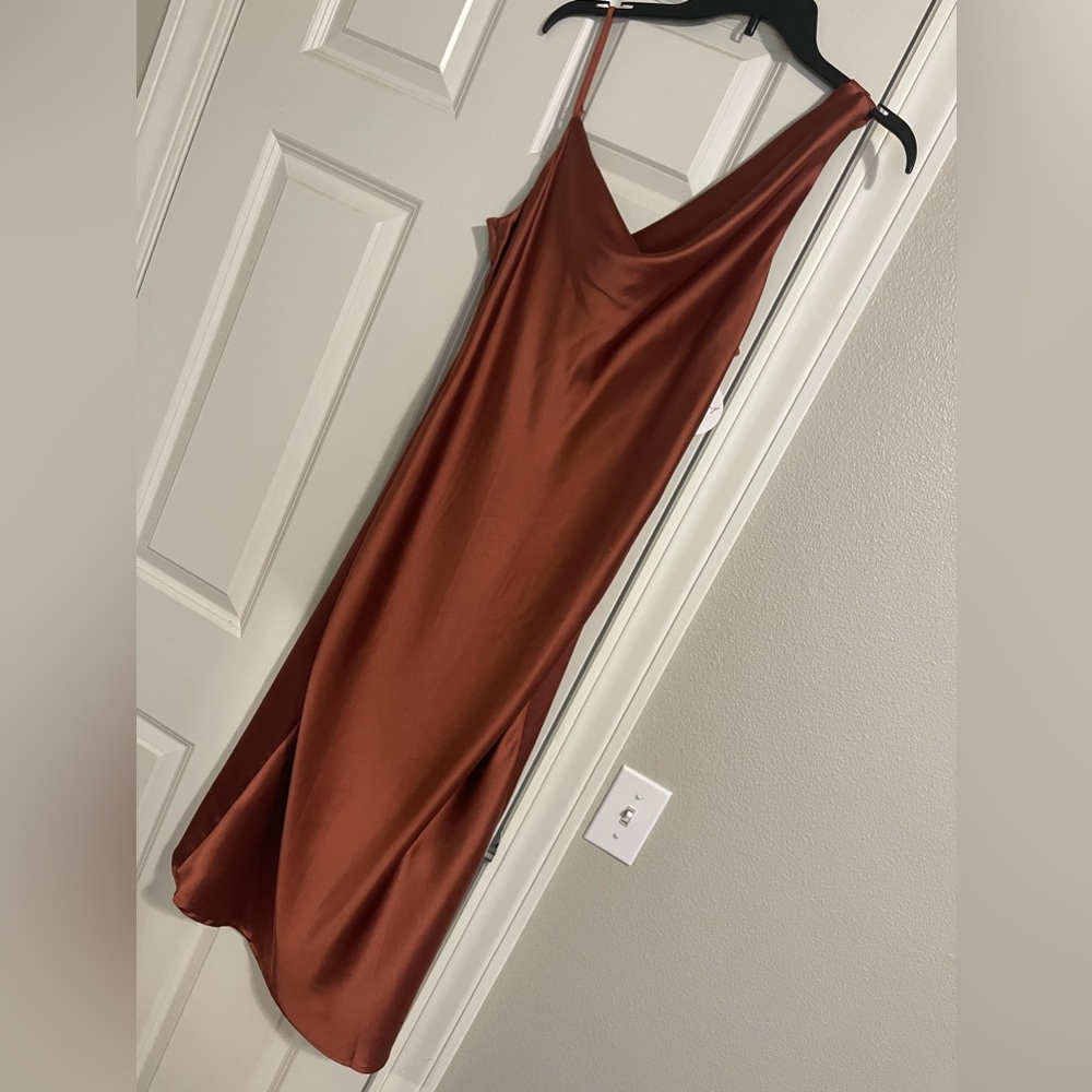 Petal & Pup Lyam Dress in Rust